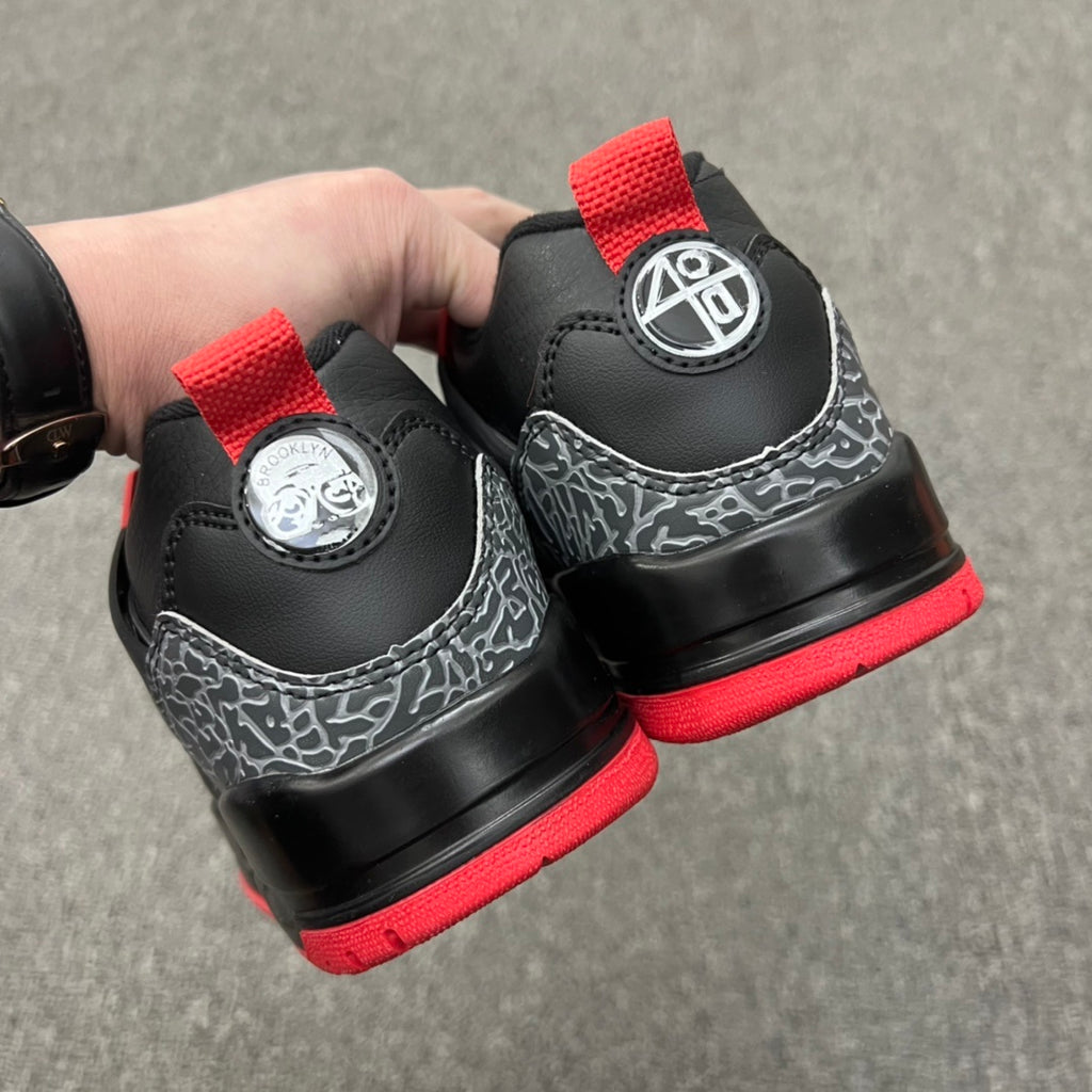 Air Jordan 3.5 Spizike Low Sneakers – Black/Red