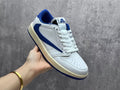 Fragment Design x Travis Scott x Air Jordan 1 Low OG SP 'Sail Military Blue'