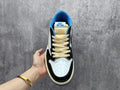 Fragment Design x Travis Scott x Air Jordan 1 Low OG SP 'Sail Military Blue'