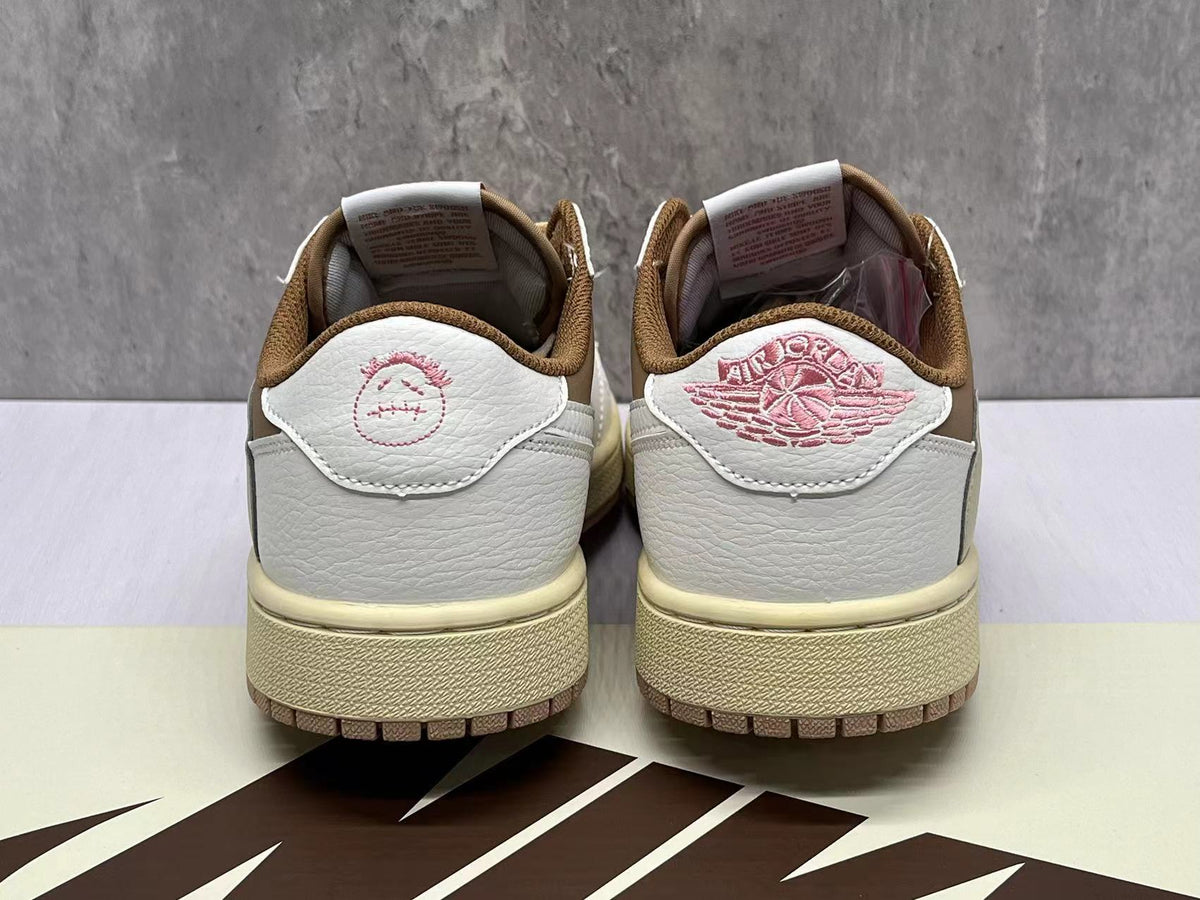 Travis Scott x Air Jordan 1 Low OG SP 'Light-Brown Pink'